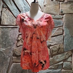 NWT One World Top sz med